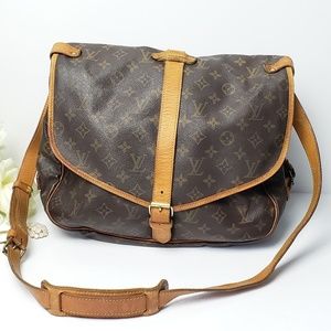 Authentic Louis Vuitton Saumur 35